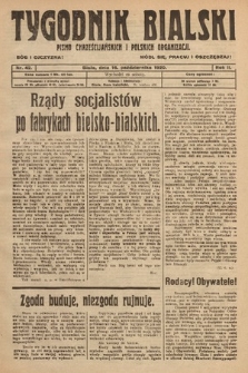 Tygodnik Bialski : pismo chrześcijańskich i polskich organizacyi. 1920, nr 42