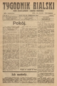 Tygodnik Bialski : pismo chrześcijańskich i polskich organizacyi. 1920, nr 43