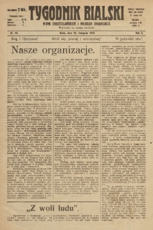Tygodnik Bialski : pismo chrześcijańskich i polskich organizacyi. 1920, nr 48
