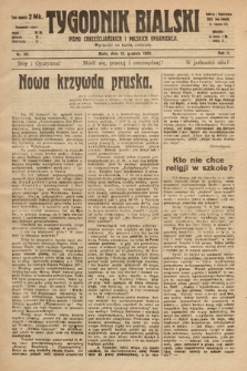 Tygodnik Bialski : pismo chrześcijańskich i polskich organizacyi. 1920, nr 50