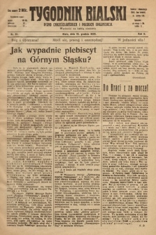 Tygodnik Bialski : pismo chrześcijańskich i polskich organizacyi. 1920, nr 51