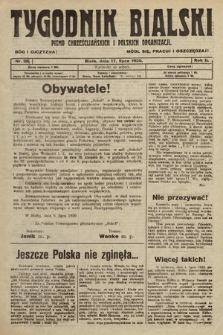 Tygodnik Bialski : pismo chrześcijańskich i polskich organizacyi. 1920, nr 29