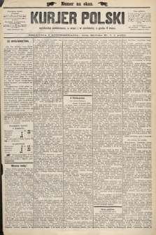 Kurjer Polski. 1889, numer na okaz