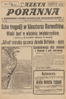Gazeta Poranna : ilustrowany dziennik informacyjny wschodnich kresów. 1925, nr 7549