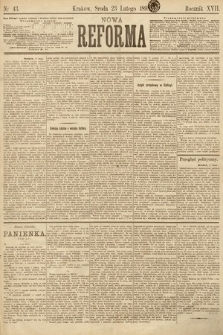 Nowa Reforma. 1898, nr 43