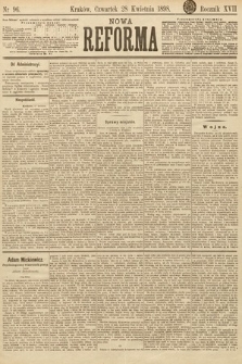 Nowa Reforma. 1898, nr 96