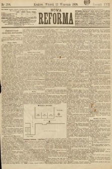 Nowa Reforma. 1898, nr 208