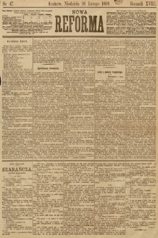 Nowa Reforma. 1899, nr 47