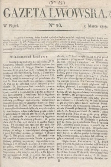 Gazeta Lwowska. 1819, nr 26