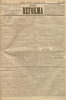 Nowa Reforma. 1900, nr 184