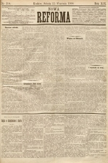 Nowa Reforma. 1900, nr 210
