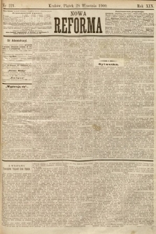 Nowa Reforma. 1900, nr 221