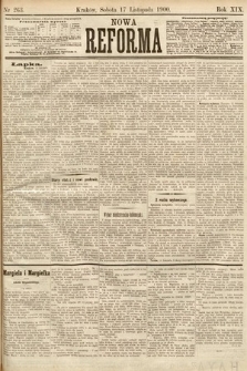 Nowa Reforma. 1900, nr 263