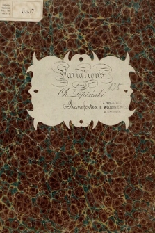 Fantaisie et variations sur des motifs de l'opéra La Sonnambula de Bellini : pour le violon avec accompagnement de deux violons, alto, violoncelle & contre-basse ou de pianoforté : Oeuvre 23 : composées et dédiées a Monsieur Habeneck [...] Pianoforte