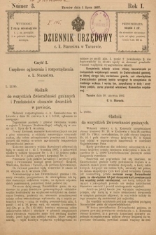 Dziennik Urzędowy C. K. Starostwa w Tarnowie. 1897, nr 3