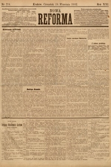 Nowa Reforma. 1902, nr 214