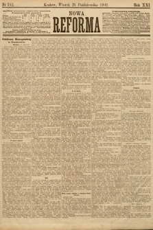 Nowa Reforma. 1902, nr 242