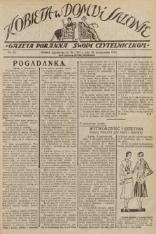 Kobieta w Domu i Salonie : Gazeta Poranna swoim czytelniczkom. 1925, nr 23