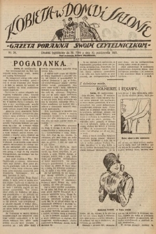 Kobieta w Domu i Salonie : Gazeta Poranna swoim czytelniczkom. 1925, nr 24