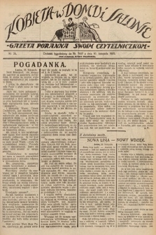 Kobieta w Domu i Salonie : Gazeta Poranna swoim czytelniczkom. 1925, nr 26