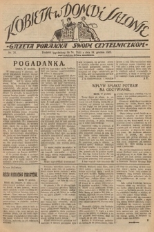 Kobieta w Domu i Salonie : Gazeta Poranna swoim czytelniczkom. 1925, nr 28