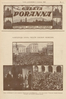 Gazeta Poranna : ilustrowana kronika tygodniowa. 1925, nr 4