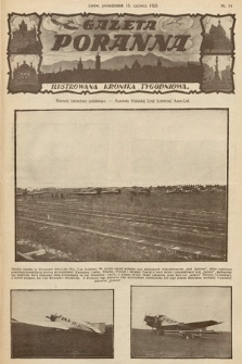 Gazeta Poranna : ilustrowana kronika tygodniowa. 1925, nr 14