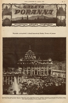 Gazeta Poranna : ilustrowana kronika tygodniowa. 1925, nr 15