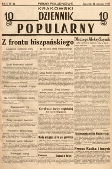 Krakowski Dziennik Popularny. 1937, nr 22