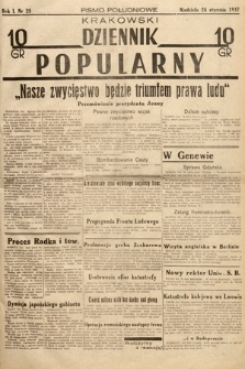 Krakowski Dziennik Popularny. 1937, nr 25