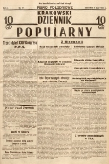 Krakowski Dziennik Popularny. 1937, nr 47