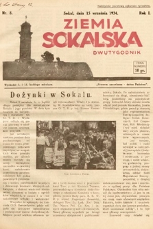 Ziemia Sokalska. 1934, nr 8