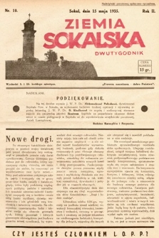 Ziemia Sokalska. 1935, nr 10