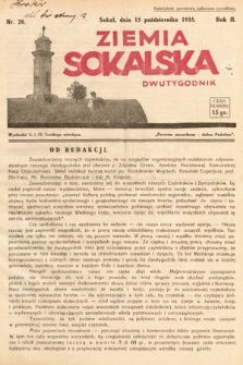 Ziemia Sokalska. 1935, nr 20