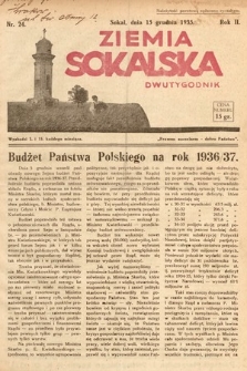 Ziemia Sokalska. 1935, nr 24