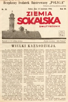 Ziemia Sokalska. 1936, nr 32