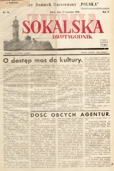 Ziemia Sokalska. 1938, nr 90