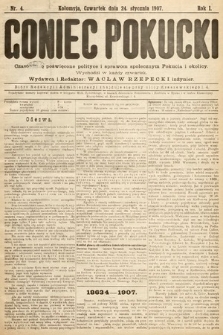 Goniec Pokucki : czasopismo poświęcone polityce i sprawom społecznym Pokucia i okolicy. 1907, nr 4