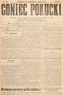 Goniec Pokucki : czasopismo poświęcone polityce i sprawom społecznym Pokucia i okolicy. 1908, nr 10