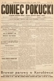 Goniec Pokucki : czasopismo poświęcone polityce i sprawom społecznym Pokucia i okolicy. 1908, nr 20
