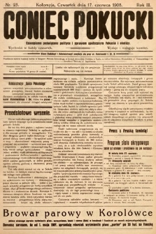 Goniec Pokucki : czasopismo poświęcone polityce i sprawom społecznym Pokucia i okolicy. 1908, nr 25
