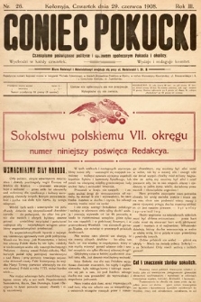 Goniec Pokucki : czasopismo poświęcone polityce i sprawom społecznym Pokucia i okolicy. 1908, nr 26