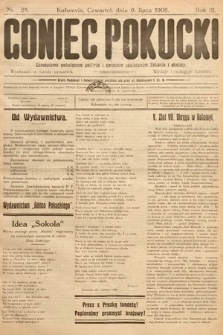 Goniec Pokucki : czasopismo poświęcone polityce i sprawom społecznym Pokucia i okolicy. 1908, nr 28