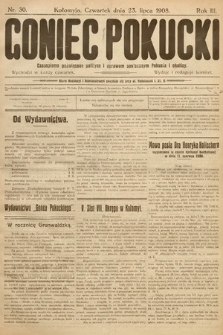 Goniec Pokucki : czasopismo poświęcone polityce i sprawom społecznym Pokucia i okolicy. 1908, nr 30