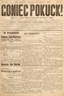 Goniec Pokucki : czasopismo poświęcone polityce i sprawom społecznym Pokucia i okolicy. 1908, nr 34