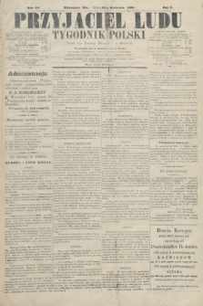 Przyjaciel Ludu : tygodnik polski : pismo dla narodu polskiego w Ameryce. R. 5, 1881, nr 46
