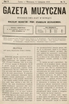 Gazeta Muzyczna. R.2, nr 3