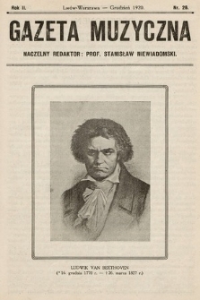 Gazeta Muzyczna. R.2, nr 26