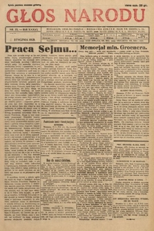 Głos Narodu. 1929, nr 18 [ocenzurowany]