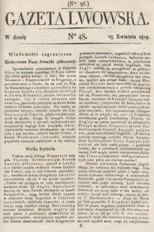 Gazeta Lwowska. 1819, nr 48